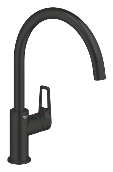 Grohe Start Loop køkkenarmatur høj tud mat sort